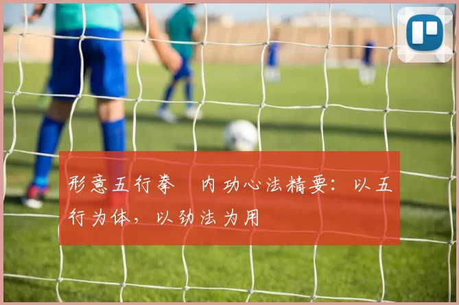 形意五行拳・内功心法精要：以五行为体，以劲法为用