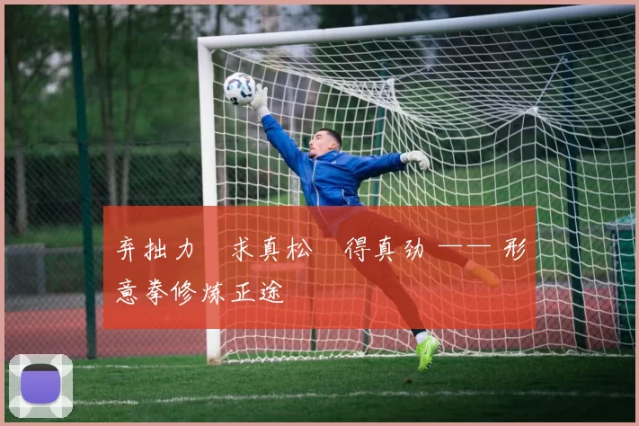 弃拙力・求真松・得真劲 —— 形意拳修炼正途