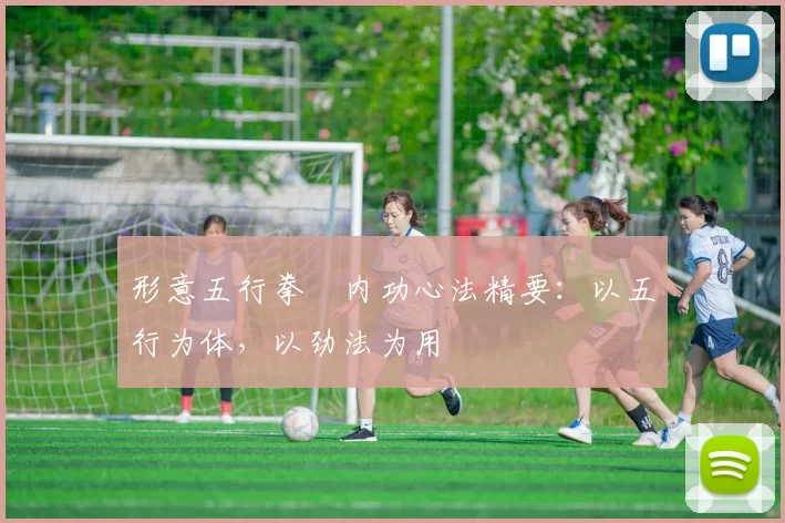 形意五行拳・内功心法精要：以五行为体，以劲法为用