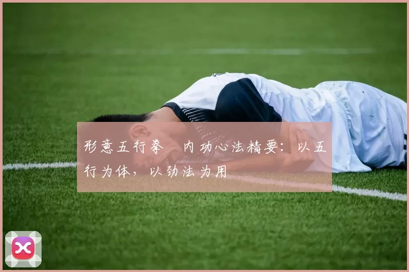 形意五行拳・内功心法精要:以五行为体,以劲法为用