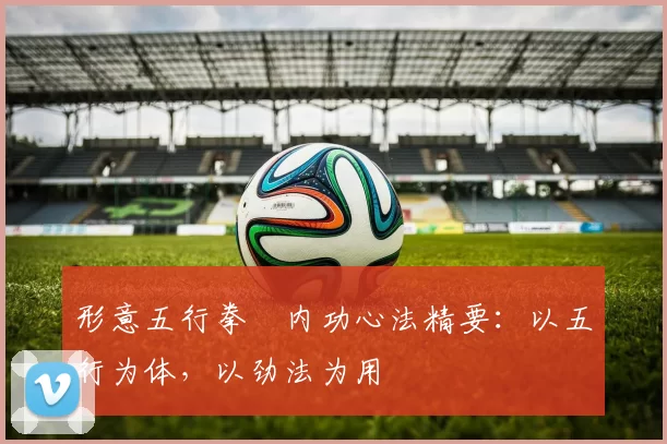 形意五行拳・内功心法精要:以五行为体,以劲法为用