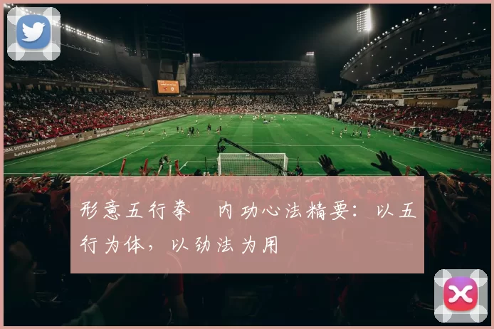 形意五行拳・内功心法精要:以五行为体,以劲法为用