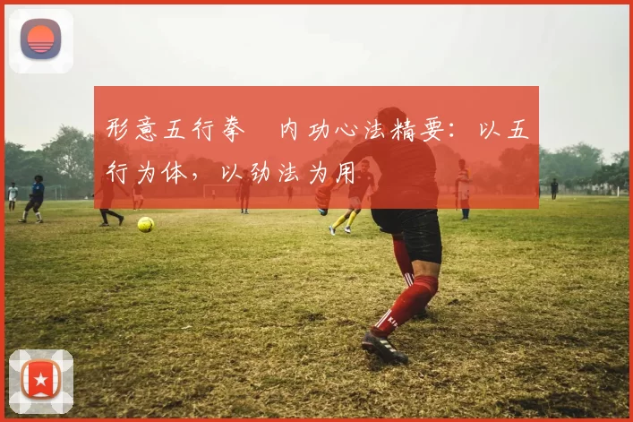 形意五行拳・内功心法精要：以五行为体，以劲法为用