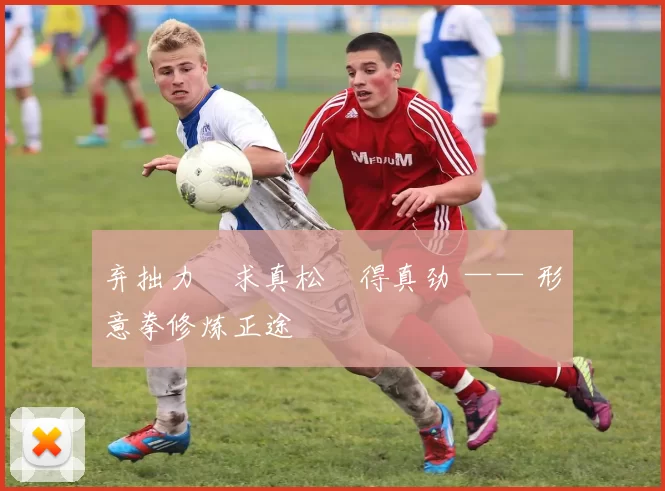 弃拙力・求真松・得真劲 —— 形意拳修炼正途