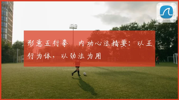 形意五行拳・内功心法精要:以五行为体,以劲法为用