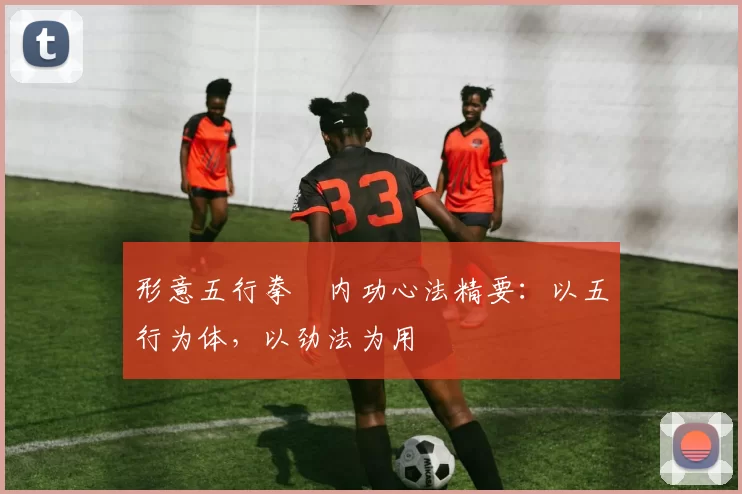 形意五行拳・内功心法精要:以五行为体,以劲法为用