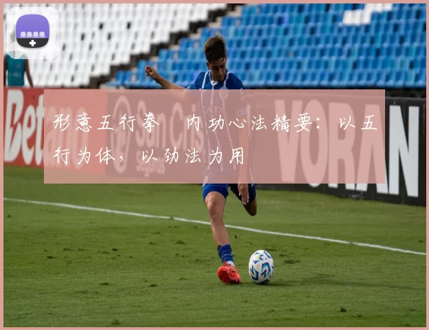 形意五行拳・内功心法精要:以五行为体,以劲法为用