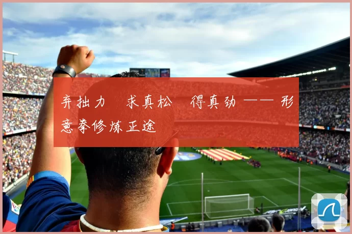 弃拙力・求真松・得真劲 —— 形意拳修炼正途