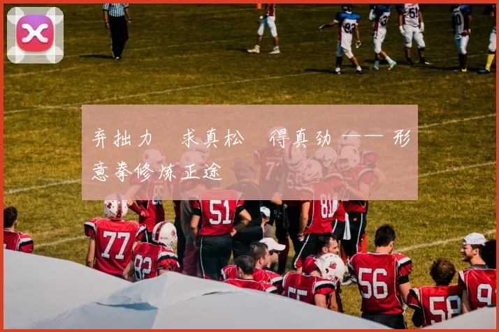 弃拙力・求真松・得真劲 —— 形意拳修炼正途