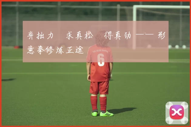 弃拙力・求真松・得真劲 —— 形意拳修炼正途