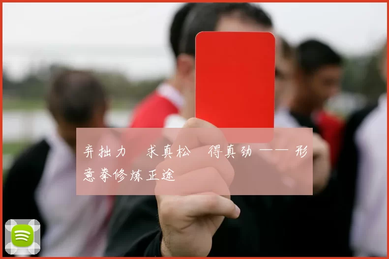 弃拙力・求真松・得真劲 —— 形意拳修炼正途