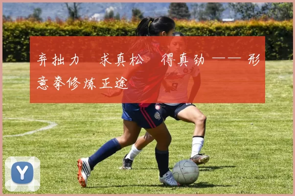 弃拙力・求真松・得真劲 —— 形意拳修炼正途