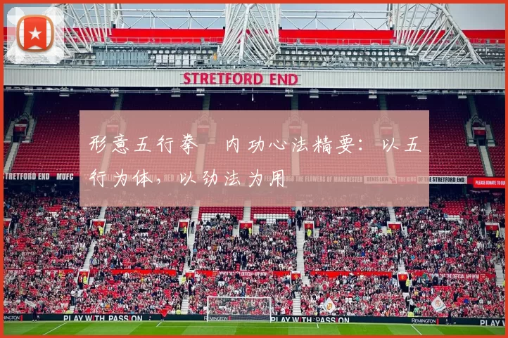 形意五行拳・内功心法精要:以五行为体,以劲法为用