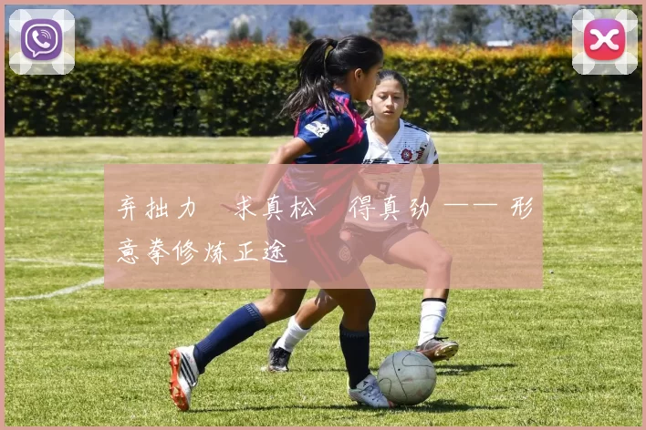 弃拙力・求真松・得真劲 —— 形意拳修炼正途