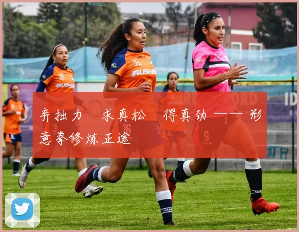 弃拙力・求真松・得真劲 —— 形意拳修炼正途