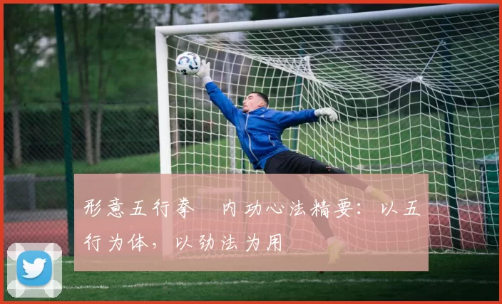 形意五行拳・内功心法精要：以五行为体，以劲法为用