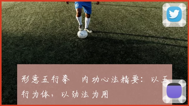 形意五行拳・内功心法精要:以五行为体,以劲法为用