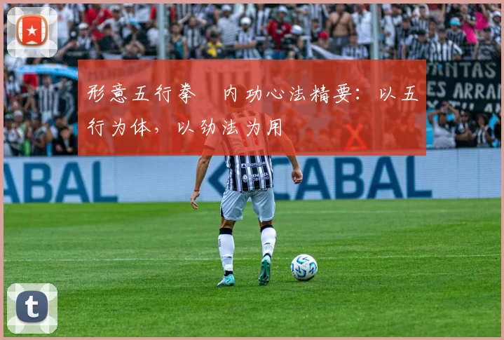 形意五行拳・内功心法精要：以五行为体，以劲法为用