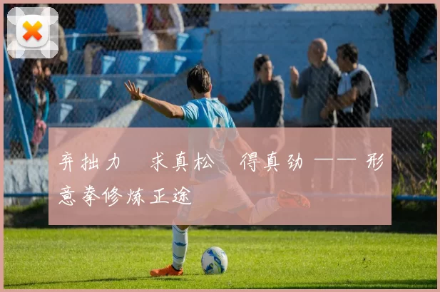 弃拙力・求真松・得真劲 —— 形意拳修炼正途