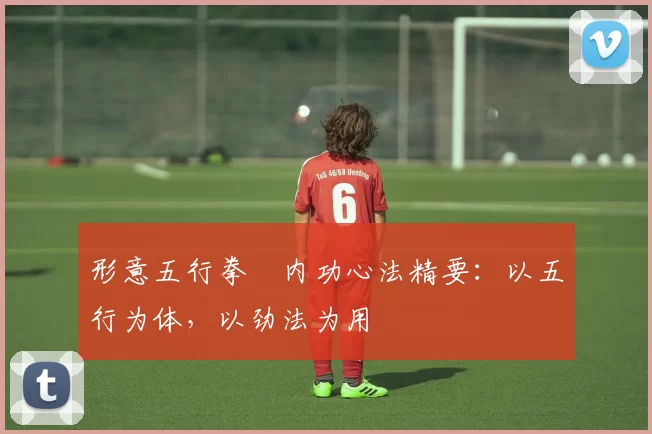 形意五行拳・内功心法精要：以五行为体，以劲法为用