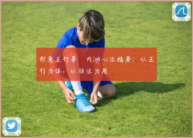 形意五行拳・内功心法精要：以五行为体，以劲法为用