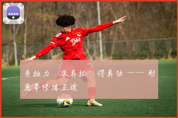 弃拙力・求真松・得真劲 —— 形意拳修炼正途