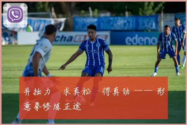 弃拙力・求真松・得真劲 —— 形意拳修炼正途