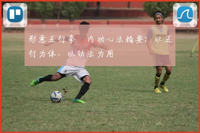 形意五行拳・内功心法精要:以五行为体,以劲法为用