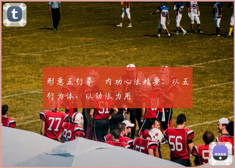 形意五行拳・内功心法精要:以五行为体,以劲法为用