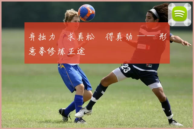 弃拙力・求真松・得真劲 —— 形意拳修炼正途