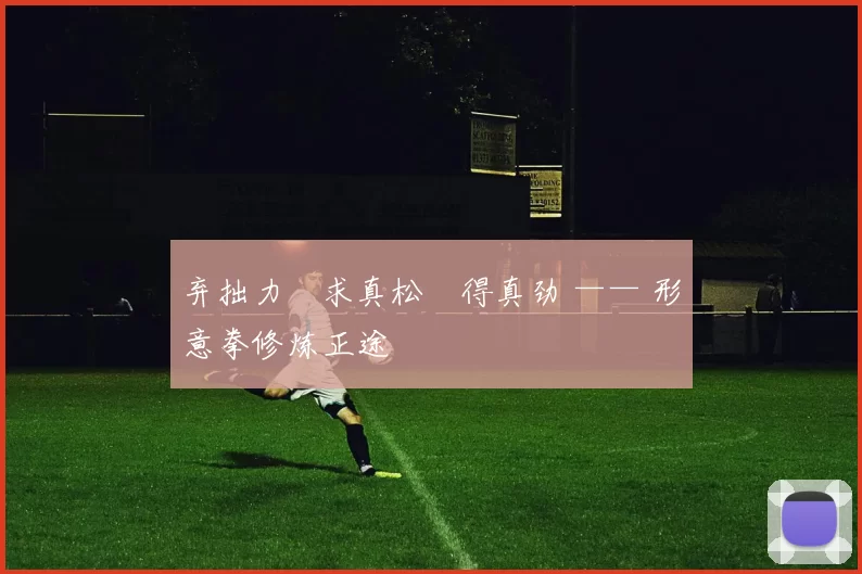 弃拙力・求真松・得真劲 —— 形意拳修炼正途