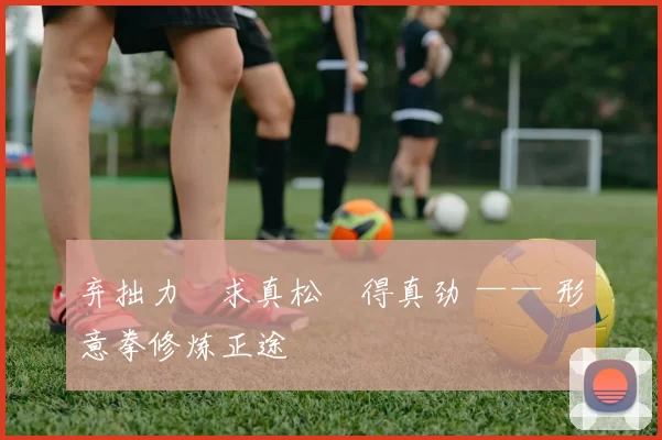 弃拙力・求真松・得真劲 —— 形意拳修炼正途