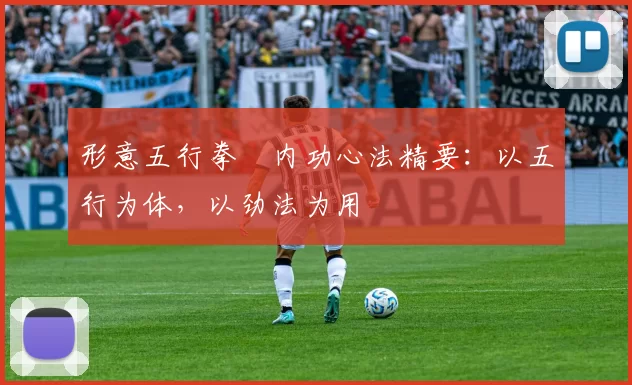 形意五行拳・内功心法精要:以五行为体,以劲法为用