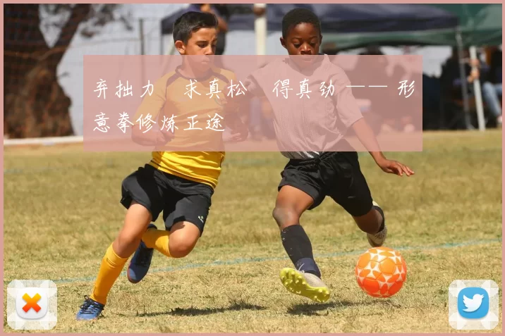弃拙力・求真松・得真劲 —— 形意拳修炼正途