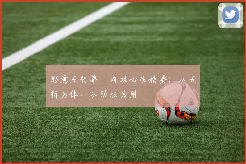 形意五行拳・内功心法精要：以五行为体，以劲法为用