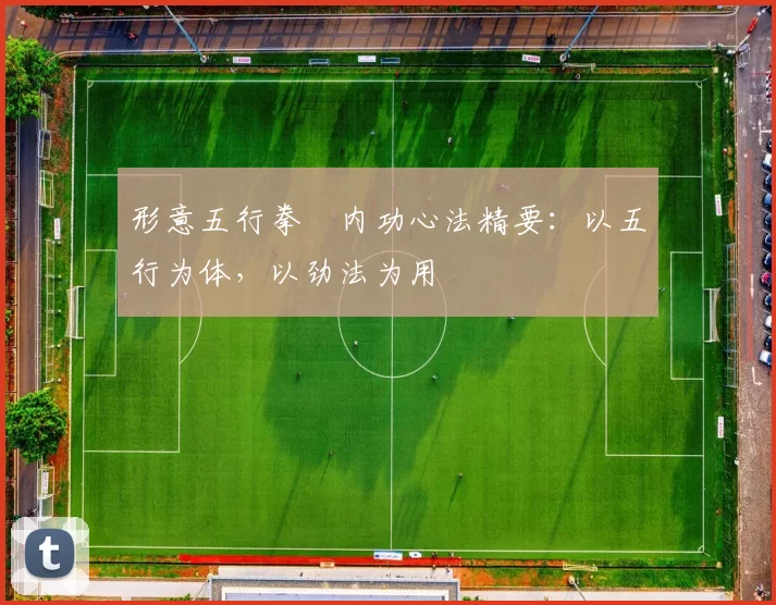 形意五行拳・内功心法精要:以五行为体,以劲法为用