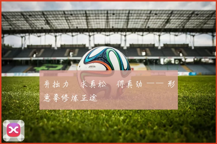 弃拙力・求真松・得真劲 —— 形意拳修炼正途