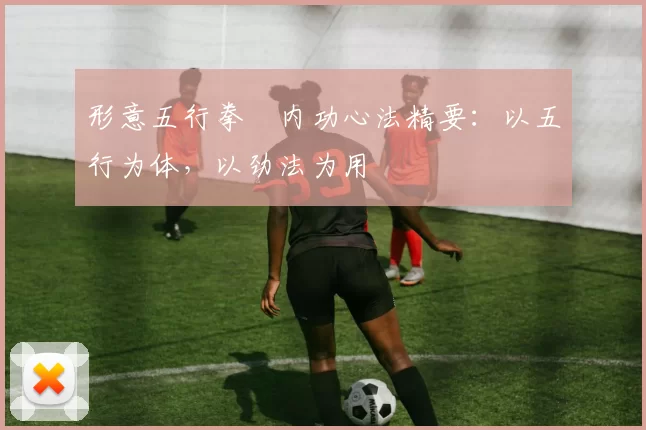 形意五行拳・内功心法精要:以五行为体,以劲法为用