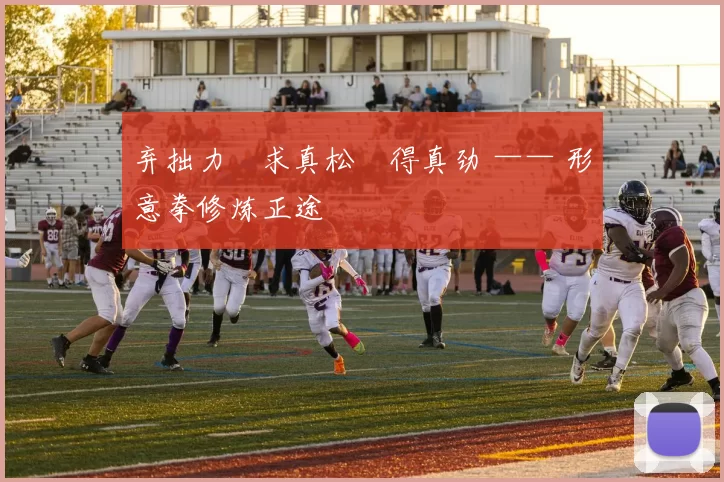 弃拙力・求真松・得真劲 —— 形意拳修炼正途