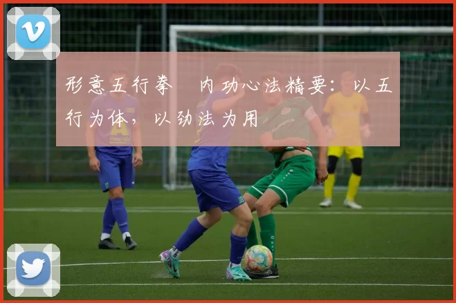 形意五行拳・内功心法精要：以五行为体，以劲法为用