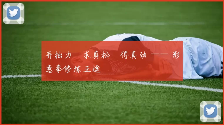 弃拙力・求真松・得真劲 —— 形意拳修炼正途