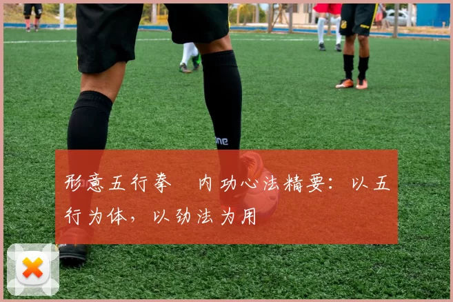 形意五行拳・内功心法精要:以五行为体,以劲法为用