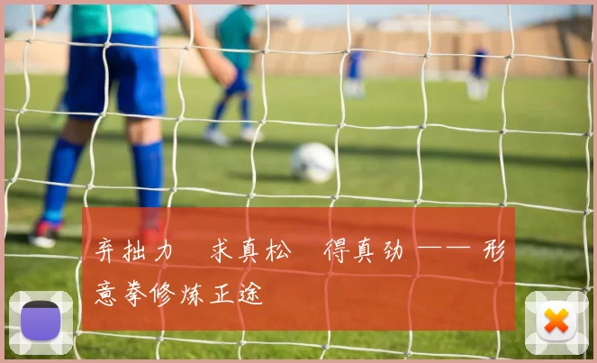 弃拙力・求真松・得真劲 —— 形意拳修炼正途