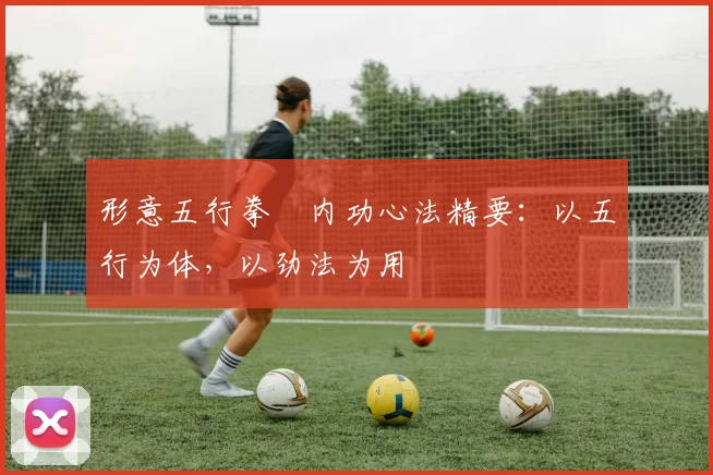 形意五行拳・内功心法精要：以五行为体，以劲法为用