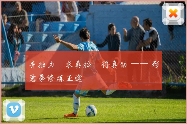 弃拙力・求真松・得真劲 —— 形意拳修炼正途