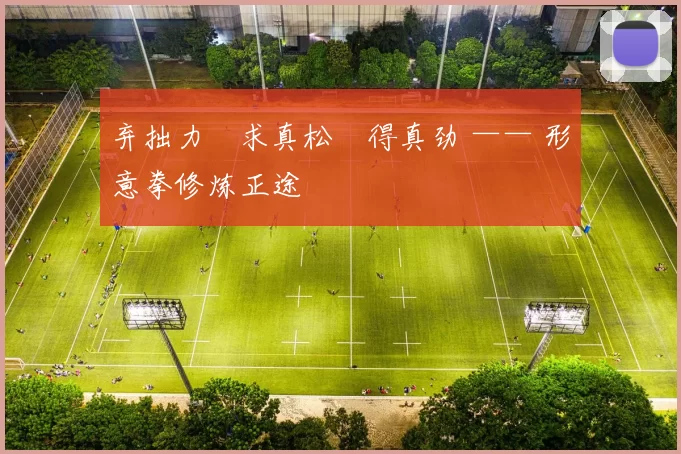 弃拙力・求真松・得真劲 —— 形意拳修炼正途