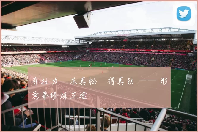 弃拙力・求真松・得真劲 —— 形意拳修炼正途