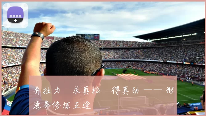 弃拙力・求真松・得真劲 —— 形意拳修炼正途