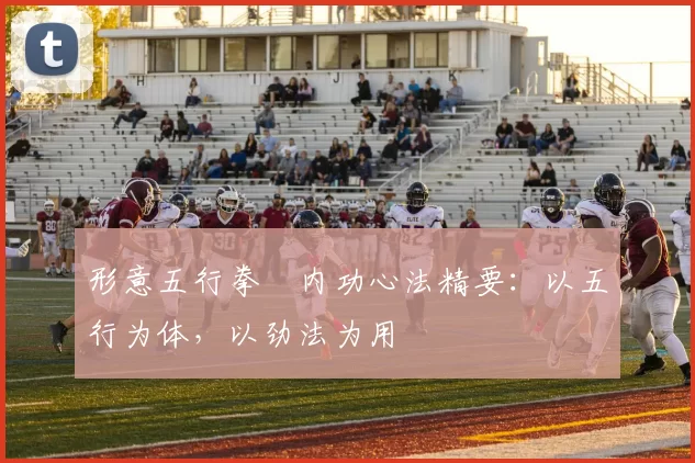 形意五行拳・内功心法精要：以五行为体，以劲法为用