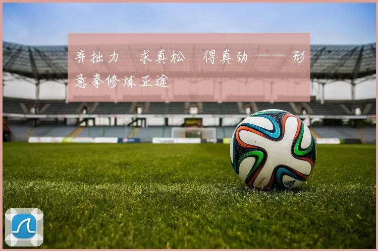 弃拙力・求真松・得真劲 —— 形意拳修炼正途